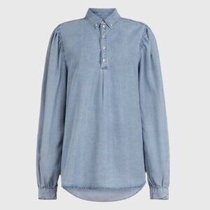 All Saints Ellen Tencel Denim Shirt